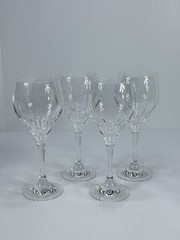 SCHOTT ZWIESEL REVUE WINE GLASSES LEAD CRYSTAL 12 OZ 4 EACH