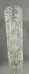 Vintage Russian USSR Lead Crystal Wine Drinking Horn Hand Cut Glass Decorative