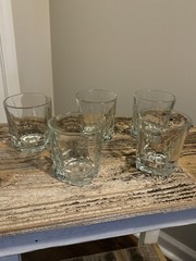 Vintage Libbey Whiskey Glasses Set Of 5 Libbey L Stamp On Bottom