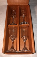 Vintage Libbey Mr. Pro Glassware 1 Oz. Cordial Glasses Home Bartender Set Of 4