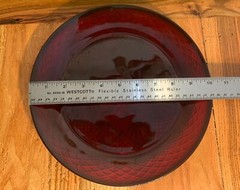 Ruby Red Lumanarc Cristal d’Arques 3 Piece Place Setting