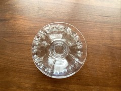 Vintage Stuart Crystal Clifton Park Cut Champagne Coupe Saucer Glass