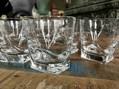 Set 10 Cristal Sevres France Mila Double Old Fashioned Glasses Signed XLNT HTF