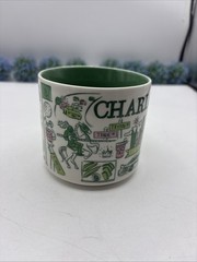 Starbucks Been There Series Charlotte Mug 14oz Green Inside Landmark Coffee Cup