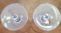 Fostoria Inspiration Water Goblet Narrow Optic Glasses Set of 4 Model 6107