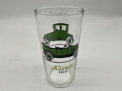 Hazel-Atlas Vintage Classic American Cars Tumbler Glasses Set Of 4 Original Box