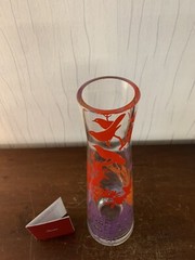 LZC Screen Printed Vase In Baccarat Crystal Model 3