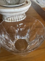 Signed Saint-Louis France Cut Crystal Whiskey Tumblers Old Fashioned Pair