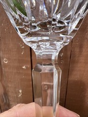 Marquis By Waterford Crystal Ariel Wine Glasses 7 7/8″ H Set Of 8