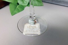 Lenox Color Gem Amethyst Champagne Flute – 10.25″ ~ Original Paper Label