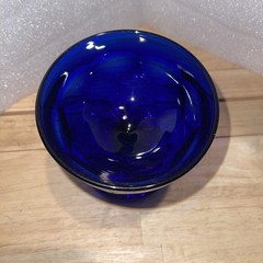 Vintage Georgian Cobalt Blue By Paden City Champagne Tall Sherbet Footed