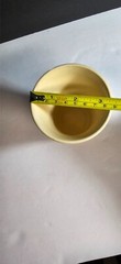 Vintage Fiestaware Water Cup Tumbler in Original Ivory 4 1/2″ Height