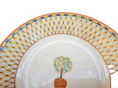 Tesco LEMON TREE Soup Bowl. Diameter 7 ¼ ins. 18 cms