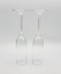 Set of 2 Crystal VILLEROY & BOCH OCTAVIE Champagne Flutes Glasses 8.75″ Tall