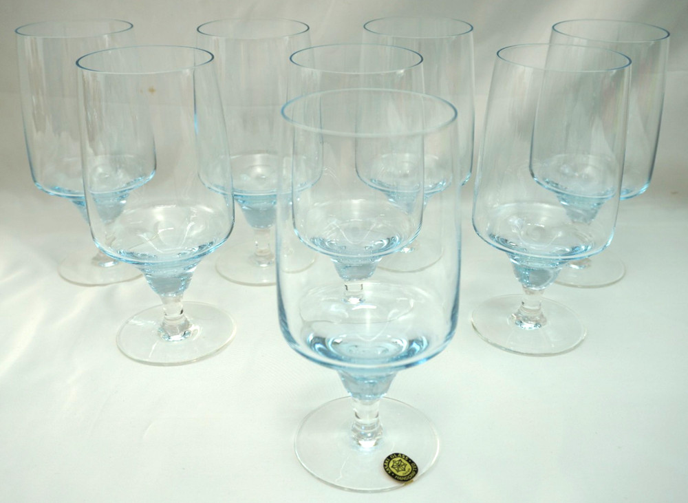 Sasaki Harmony Azure (8) Iced Tea Glasses, 6 1/8″ (B52)