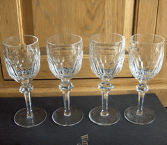 Waterford Curraghmore four claret wines~signed M Havel~Gothic mark~Ireland-NR
