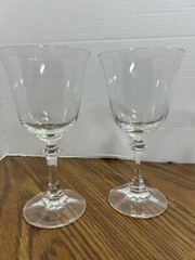 ROYAL BAVARIAN CRYSTAL Wine Water Glass Stemware Set Of 3