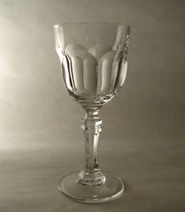 Set of 6 Mid Century Royal Crystal Rock Columbia Wine Sherry Glasses Italy 5.75″