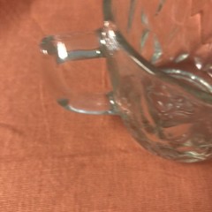 12 Vintage Anchor Hocking Crown Point Glass Punch Bowl Cups W/Original Box/Hooks