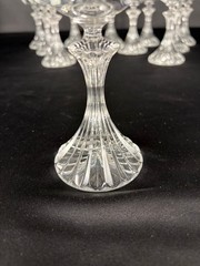 The Ritz by Mikasa – Twelve Vintage Crystal Wine Glasses