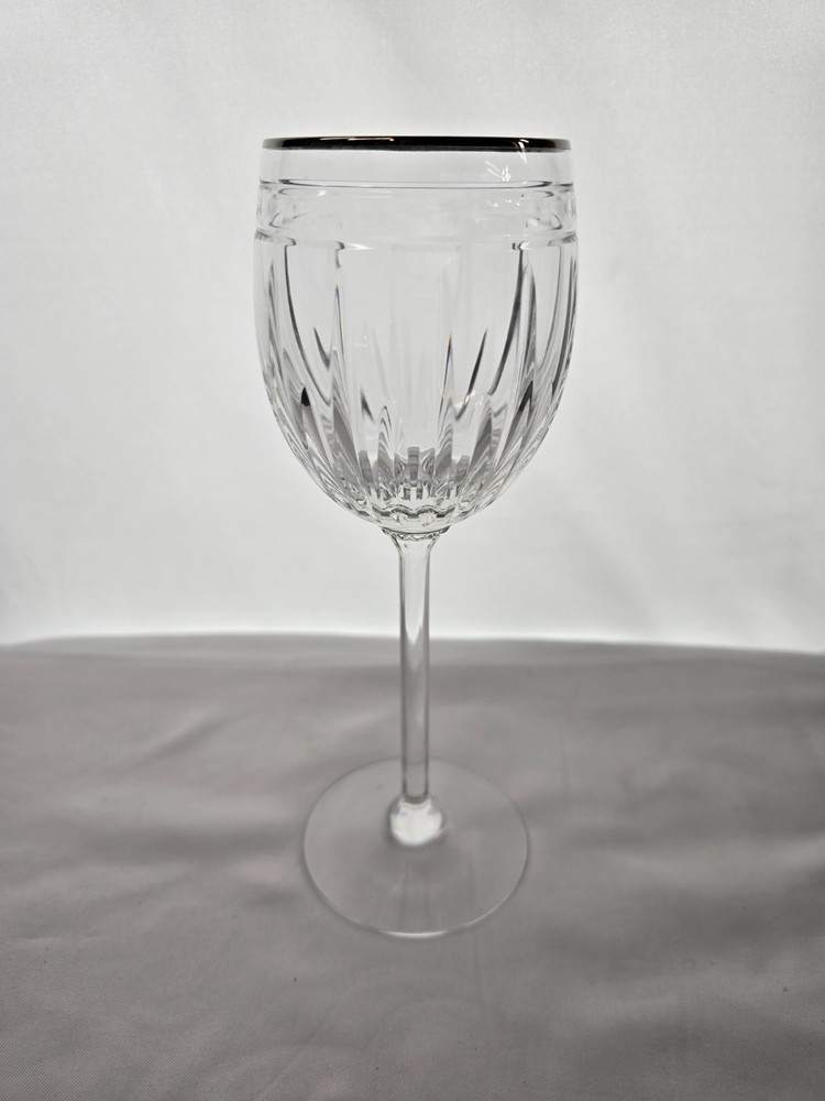 Lenox Vintage Jewel Platinum Wine Glass LENOX USA MARK