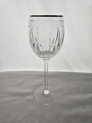 Lenox Vintage Jewel Platinum Wine Glass LENOX USA MARK