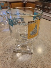 (5) Vintage 22K Gold Limited Commemorative Southern Comfort Glasses Mid Century