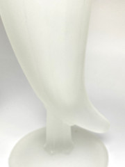 Powder Horn Frosted by Tierra-Indiana Glass Pilsner Glasses 8″ Tall-Discontinued
