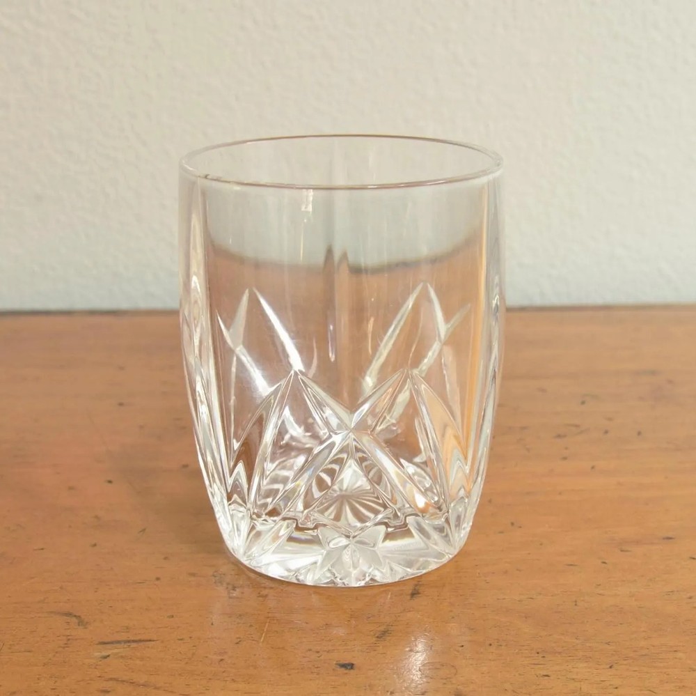 Waterford Marquis Brookside Oversized Double Old Fashioned Glass 4 3/8″ Etched