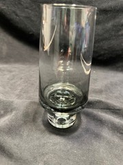 TOM DIXON High Ball Glasses Sculptural Silhouette 6.5″H Faded to Black Poland