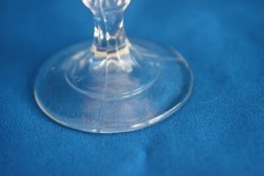 VINTAGE INDIANA TIARA CLEAR DIAMOND POINT 6 OZ. WINE GLASSES SET OF 4