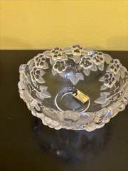 Home Beautiful Crystal Candy Dish 5″ West Germany Vintage