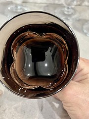 Vintage Carl Erickson Brown To Clear Goblet Glasses, 4 Total