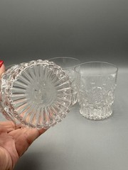 4 Reproduction EAPG Metropolitan Museum Of Art Pilgrim Adams Highball Glasses