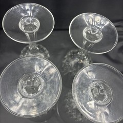 Crystal Wine Glasses 2 Sets of 4 available $19.99 a set.
