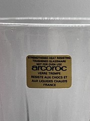 Arcoroc Juice Glasses Set Clear Lancer Clear Cut France 4 Oz Set Of 3