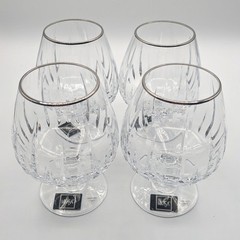 Replacement Mikasa Arctic Lights Platinum Crystal Brandy Glass Snifter 5 3/4»