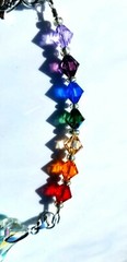 High quality crystal ball prism AB 30mm DIY with silver bali