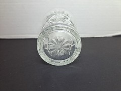 Set of 6 Anchor Hocking «Star of David» 3.5″ Oatmeal Juice Glasses Flared Top