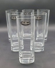 Luigi Bromioli Strauss 6 Hi Ball 9 Oz Glasses