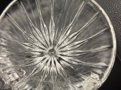 Set of 2 ~ Mikasa «PARK LANE» Crystal ~ Water Goblets ~ 6 3/4″ Tall
