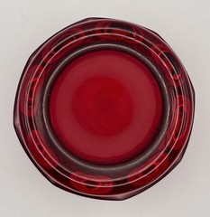 Anchor Hocking 4″ Ruby Red Georgian Tumblers Set of Four | Vintage