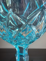 Marquis By Waterford Brookside BLUE Pastel Crystal All Purpose Wine Goblet NEW