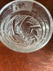 EAPG Jones,Cavitt & Co. #126 Mitred Diamond Points aka Zig Zig Cordial Wine 1887
