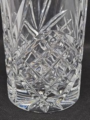 Shannon By Godinger 24% Lead Crystal Dublin Highball Glass 5.5″ H 10oz Slovakia