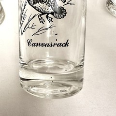 Set of 14 VTG Federal Glass Platinum Trimmed Sportman Bar Glasses Various Types