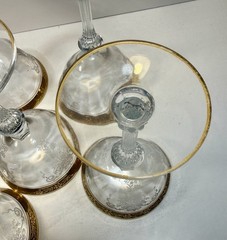 Tiffin-Franciscan Melrose 6-3/8 Inch Saucer Champagne / Sherbet Glass – Set Of 6