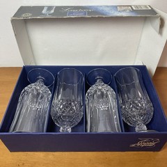 Cristal d’Arques France Longchamp 11.75oz Goblets Lead Crystal, Set of 12, New