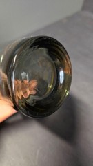 Vintage Zodiac Scorpio Tumbler Glass Gold Print Unmarked Astrology Barware