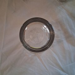 Vintage Libbey Clear Frost Crackle Pebble Texture Tumbler Glasses 16oz Set Of 4